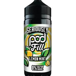 Seriously Pod Fill Lemon Mint 100ml E Liquid