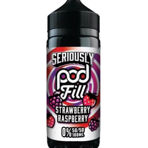 Seriously Pod Fill Strawberry Raspberry 100ml E Liquid