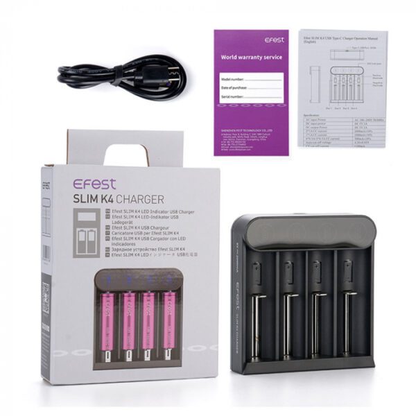 Efest Slim K4 Battery Charger