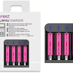 Efest Slim K4 LED Indicator USB Charger