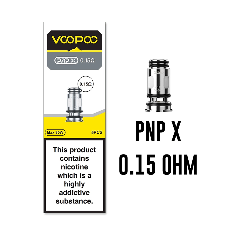 VooPoo PnP X Replacement Coils 0.15 Ohm Coils
