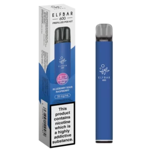 Elf Bar 600 Prefilled Pod Kit Blueberry Sour Raspberry
