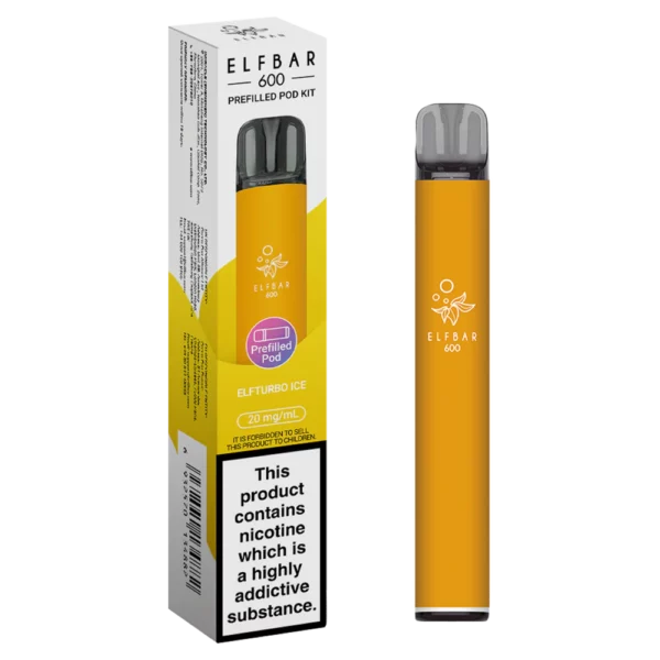 Elf Bar 600 Prefilled Pod Kit Elfturbo Ice