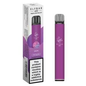 Elf Bar 600 Prefilled Pod Kit Grape