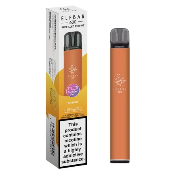 Elf Bar 600 Prefilled Pod Kit Mango