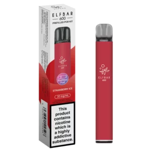 Elf Bar 600 Prefilled Pod Kit Strawberry Ice