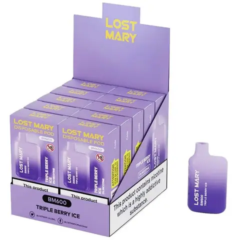 Lost Mary BM600 Disposable Vape (Box of 10) Lost Mary BM600 Disposable Vape (Box of 10)
