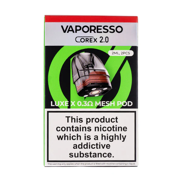 Vaporesso LUXE X Replacement Pods (Pack of 2) 0.3 Ohm