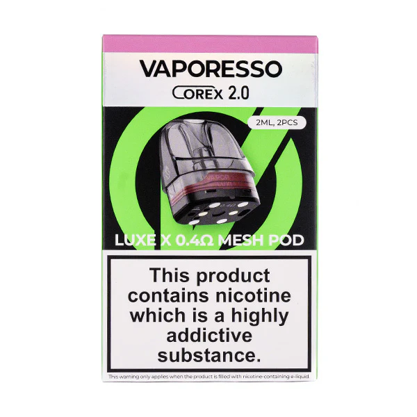 Vaporesso LUXE X Replacement Pods (Pack of 2) 0.4 Ohm