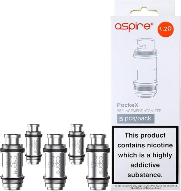 Aspire Pockex Replacement Coils 1.2 ohm