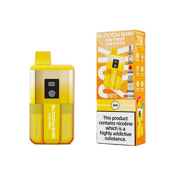 Bloody Bar 20k Triple Mango : Peach Mango Prefilled Kit