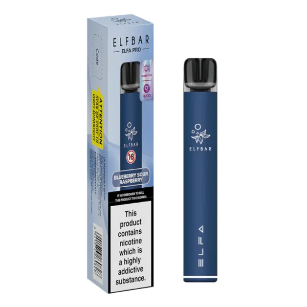 Elf Bar ELFA Pro Recharegable Pod Kit Blueberry Sour Raspberry
