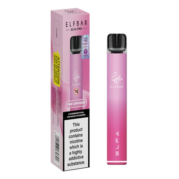 Elf Bar ELFA Pro Recharegable Pod Kit Pink Lemonade