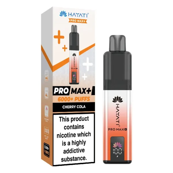 Hayati Pro Max Plus Cherry Cola 6000 Puffs Prefilled Pod Kit
