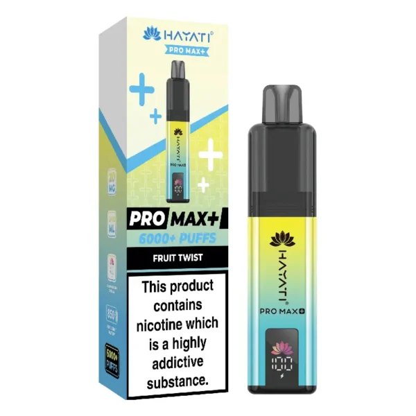 Hayati Pro Max Plus Fruit Twist 6000 Puffs Prefilled Pod Kit