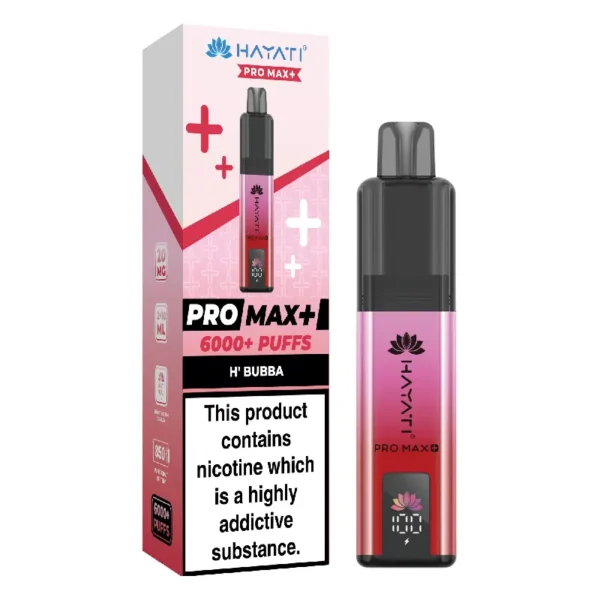 Hayati Pro Max Plus H' Bubba 6000 Puffs Prefilled Pod Kit