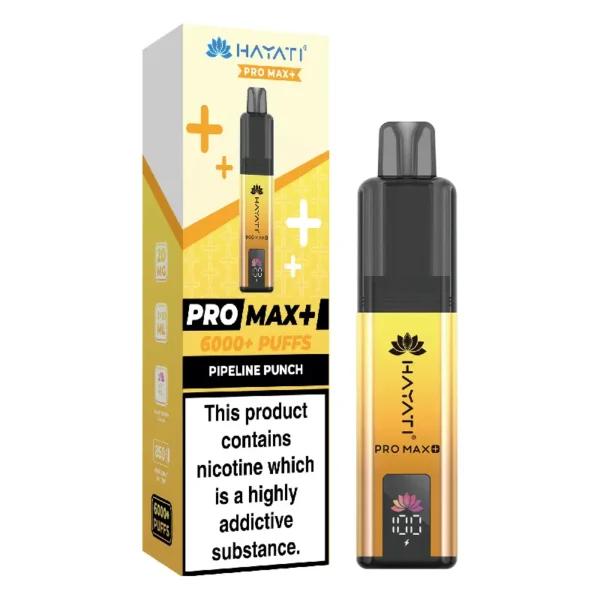 Hayati Pro Max Plus Pipeline Punch 6000 Puffs Prefilled Pod Kit