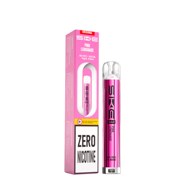 SKE Bar 600 Zero Nic Pink Lemonade Prefilled Pod Kit