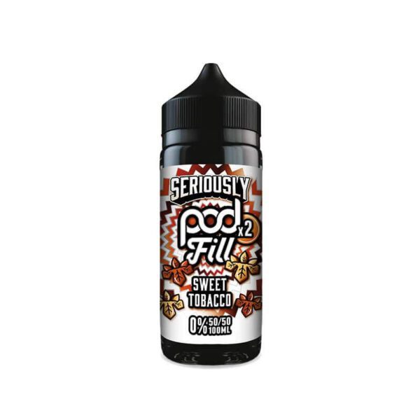 Seriously Pod Fill Sweet Tobacco 100ml E Liquid Seriously Pod Fill Sweet Tobacco 100ml E Liquid