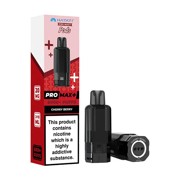 Hayati Pro Max Plus 6000 Cherry Berry Refill Replacement Pods