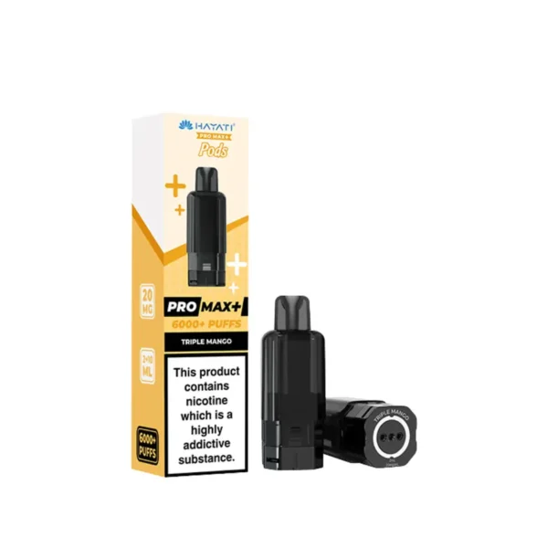 Hayati Pro Max Plus 6000 Triple Mango Refill Replacement Pods