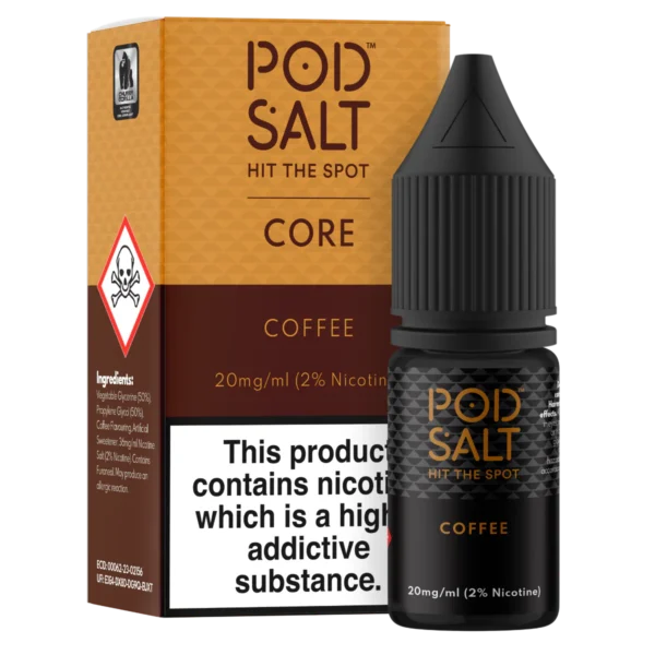 Pod Salt Coffee 10ml Nic Salt E Liquid