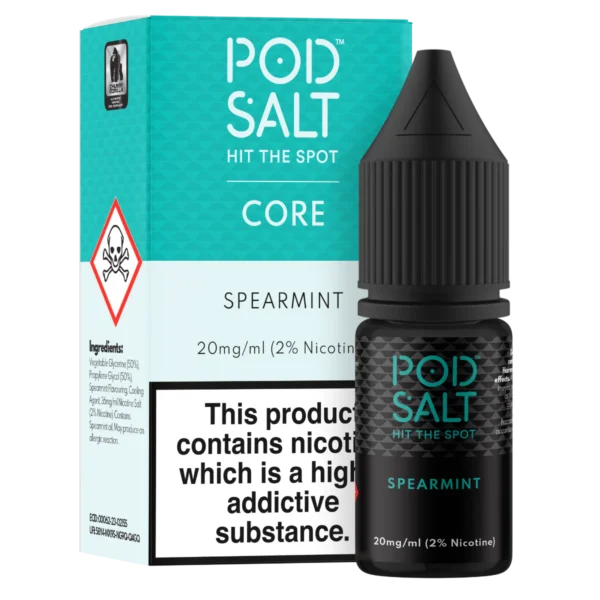 Pod Salt Spearmint 10ml Nic Salt E Liquid