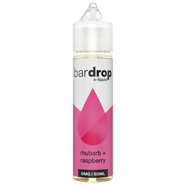 Bar Drop Rhubarb Raspberry 50ml Shortfill E Liquid