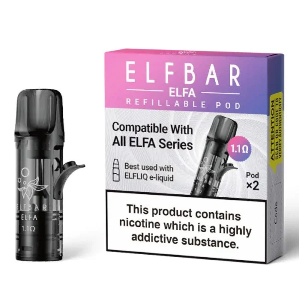 Elf Bar ELFA Refillable Pods (Pack of 2) Image