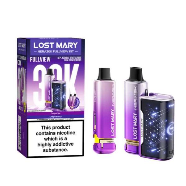 Lost Mary Nera 30K Fullview Prefilled Pod Kit Grape Edition